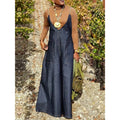 Sleeveless Spaghetti Strap Overalls