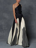 One Shoulder Maxi Dress