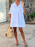 Lapel Mini Dress