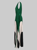 One Shoulder Maxi Dress