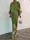 Floral Muslim Maxi Dress