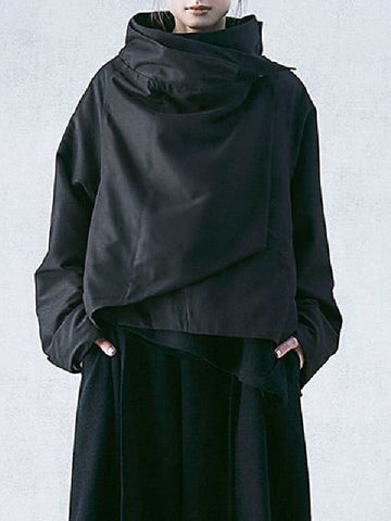Stand Collar Loose Jacket
