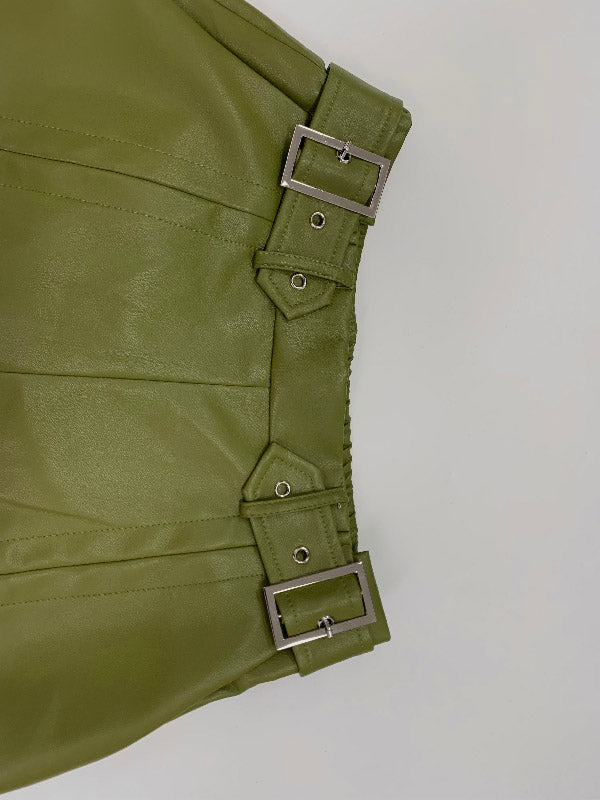 High Waisted Loose Pleated Trousers