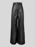 High Waisted Loose Pleated Trousers