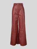 High Waisted Loose Pleated Trousers